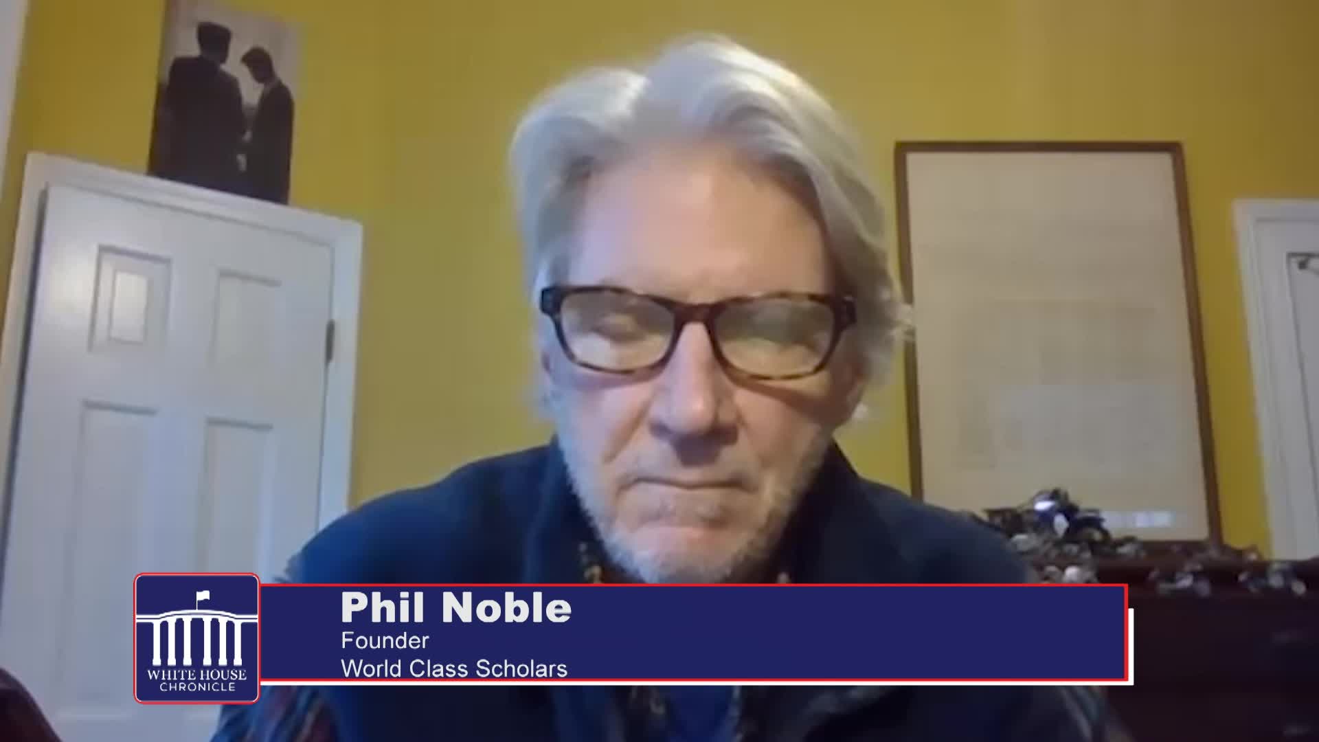 White House Chronicle - A program that connects grades 1-12 classrooms online, real-time and globally