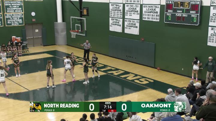 Thumbnail image for Oakmont Girls Basketball vs North Reading 2-2-2026