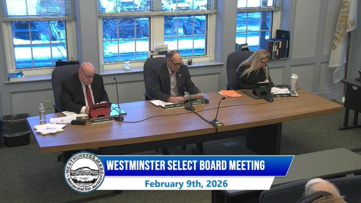 Thumbnail image for Westminster Select Board Meeting 2-9-2026