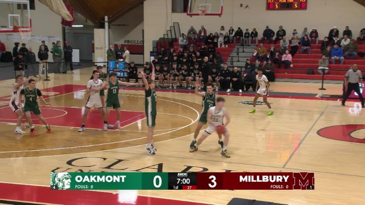 Thumbnail image for Oakmont Boys Basketball vs Millbury - Clark Tournament Semi-Final - 2-15-2026