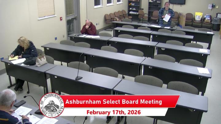 Thumbnail image for Ashburnham Select Board Meeting 2-17-2026