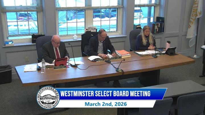 Thumbnail image for Westminster Select Board Meeting 3-2-2026