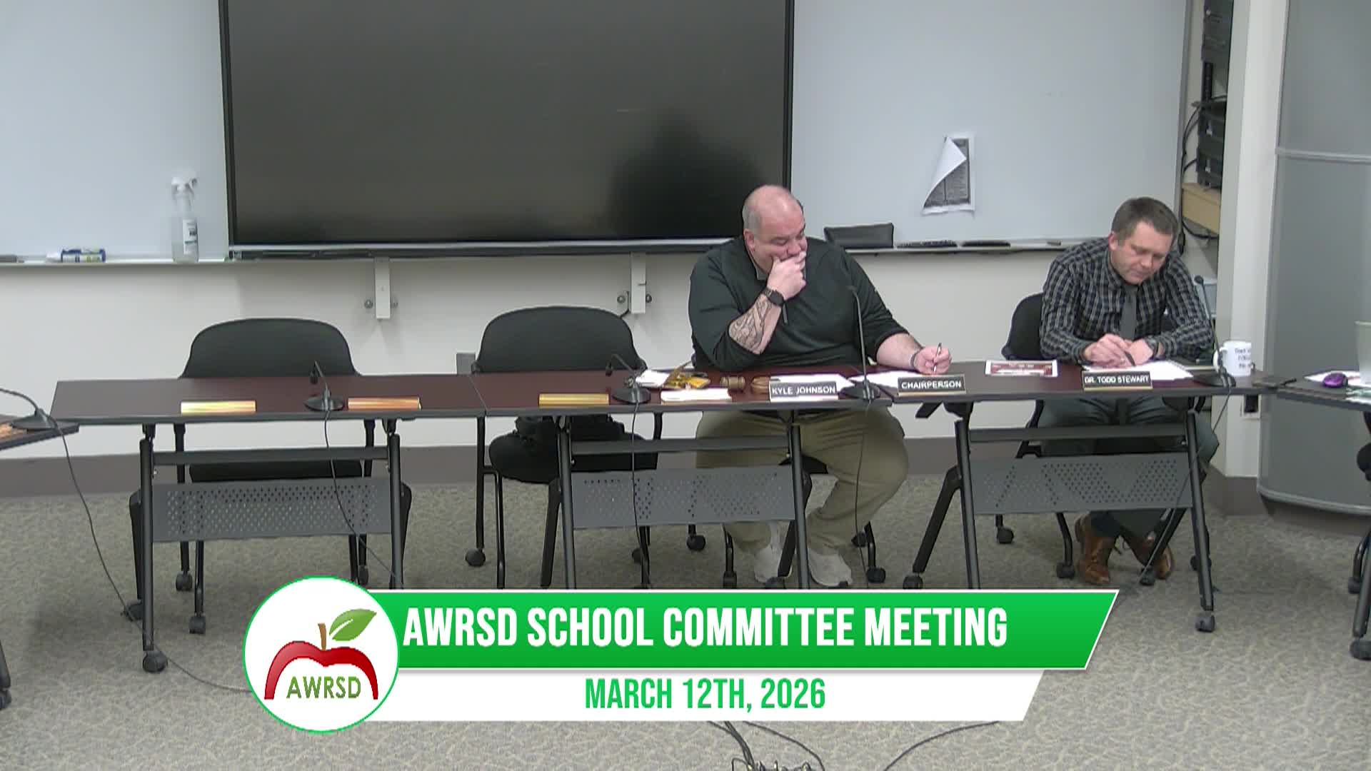 Thumbnail image for School Committee Meeting 3-12-2026