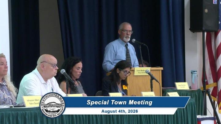 Thumbnail image for Westminster Special Town Meeting 8-4-2026