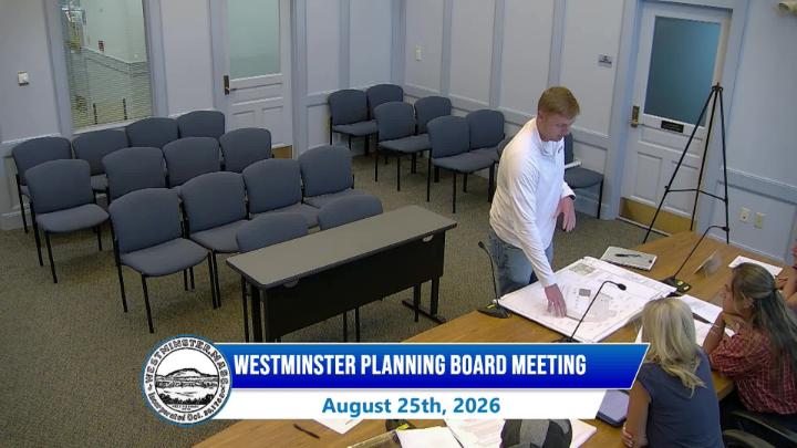 Thumbnail image for Westminster Planning Board Meeting 8-25-2026
